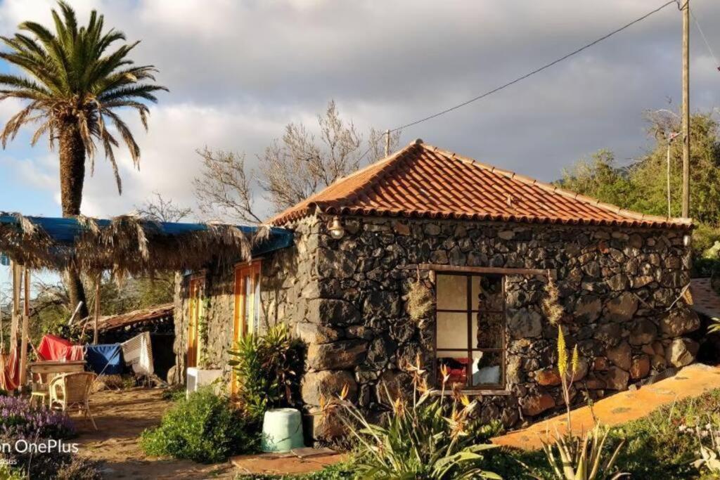 Casita En El Campo Con Vista Al Oceano Villa Tijarafe Exteriör bild