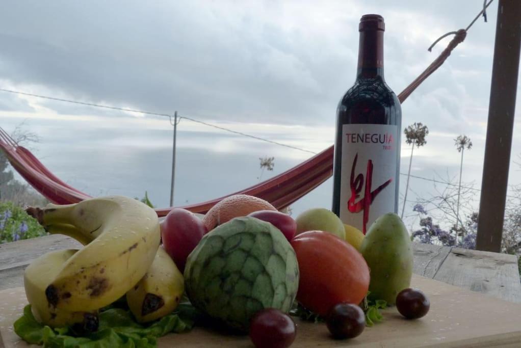 Casita En El Campo Con Vista Al Oceano Villa Tijarafe Exteriör bild